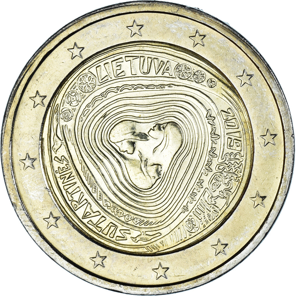 Litwa,
2 euro,
Sutartinė