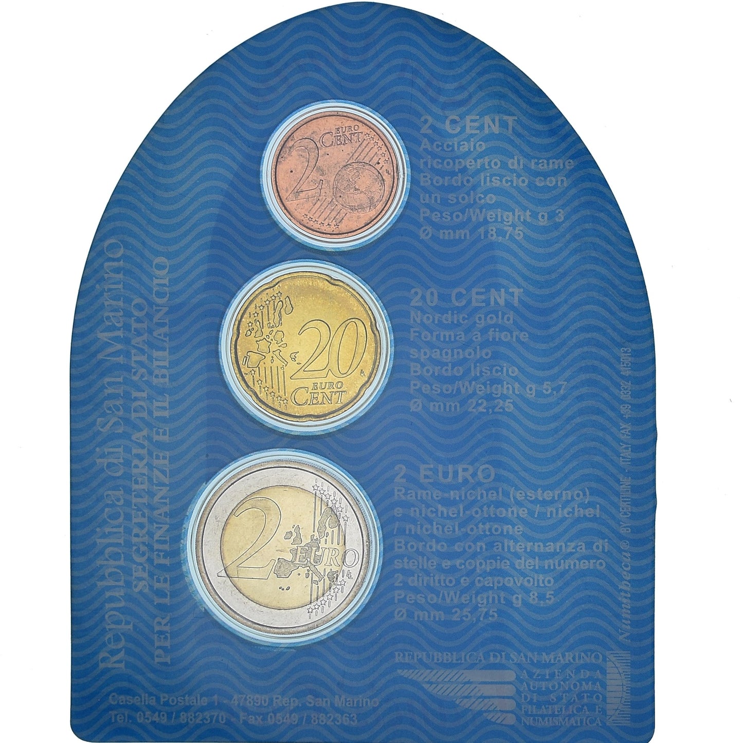 San Marino,
Zestaw 10 ct,
20 ct