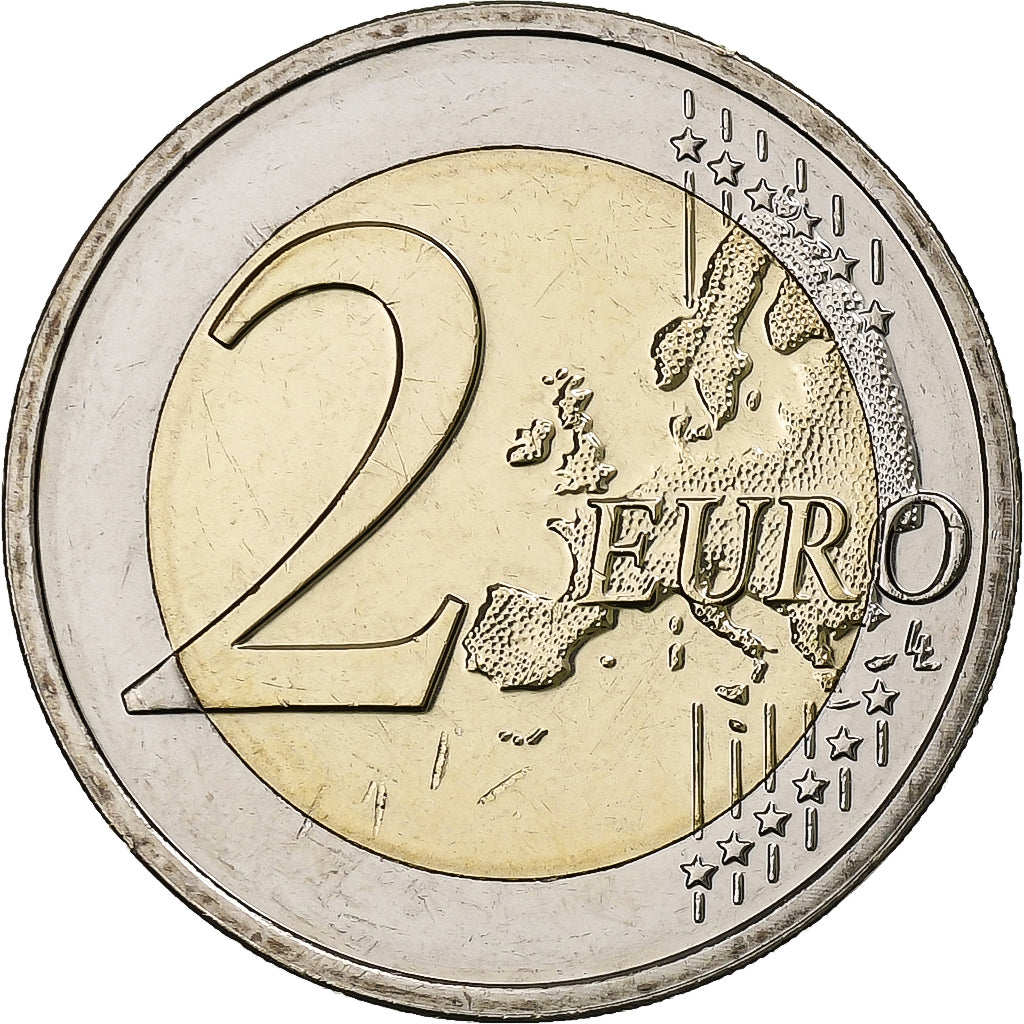 Litwa,
2 euro,
Die aufgehende Sonne
