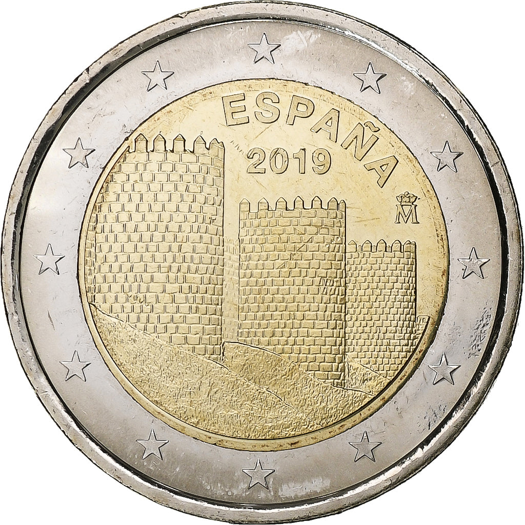 Hiszpan,
2 euro,
2019