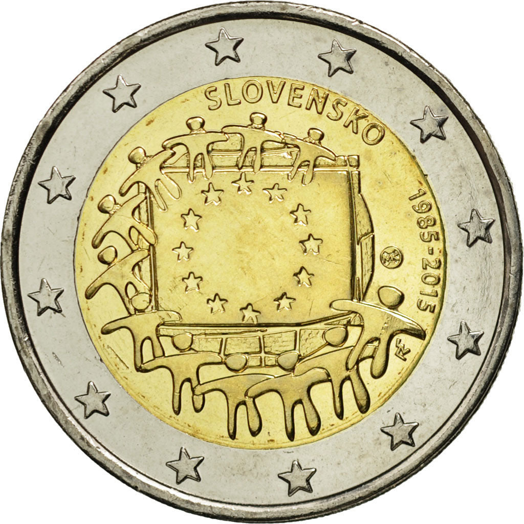 Słowak,
2 euro,
Flaga