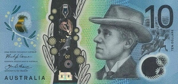 Australia 10 dolarów Mary Gillmore 2017 P-63a