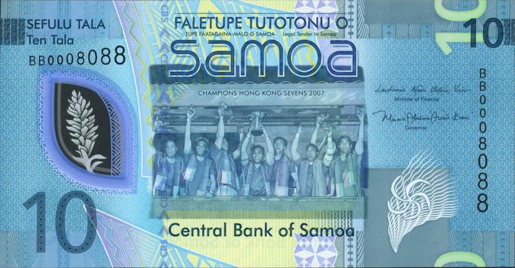 Samoa 10 tala Rugby 2024 P-48