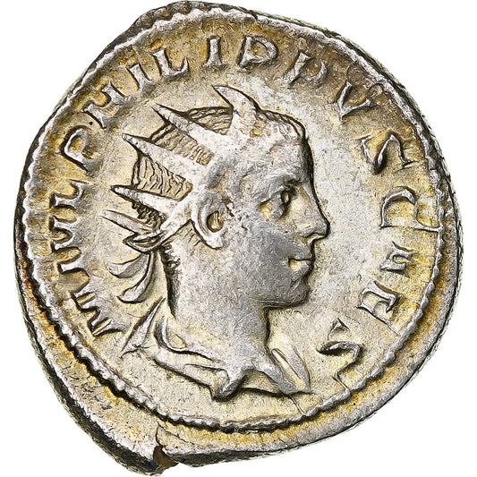 Filip II, 
  
  Antoninian, 
  
  244-246