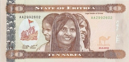 Erytrea 10 nakfa Most 2012 P-12a