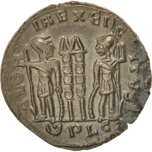 Moneta, 
  
  Konstantyn II, 
  
  Nummus