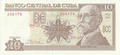 Kuba 10 Peso Maximo Gomez 2020 P-117v