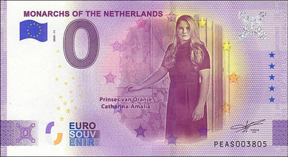 0 euro Monarchs of the Netherlands 2020.11