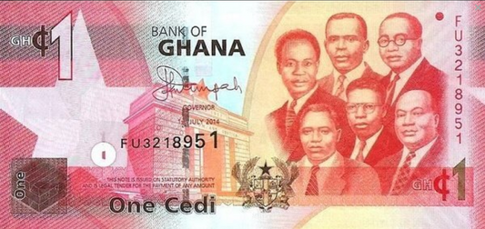 Ghana 1 cedis Tama 2014 P-37e